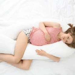 BargainJunkie New S2BMOM Full Body Contour Pregnancy Pillow - J Shape