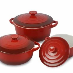 BargainJunkie New ChefVentions 3pc Round Casserole Set