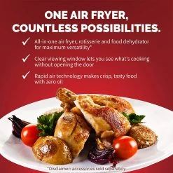 BargainJunkie Newair Magic Chef 10.3 Quart Digital Air Fryer Oven, Refurbished