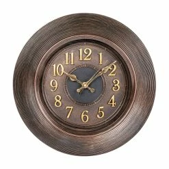 BargainJunkie Home & Garden Empire 14 Inch Bronze Decorative Wall Clock