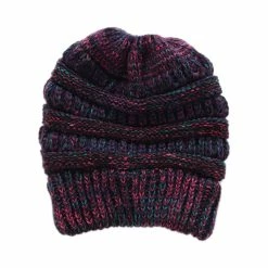 BargainJunkie Cozy Comforts Ponytail Winter Fashion Beanie Hats
