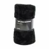 BargainJunkie Roomify 50 X 60 Plush Blanket, Black