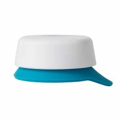 BargainJunkie Chef'n Quickler Pickle Preserve Vacuum Lid With Recipe Book, Blue New