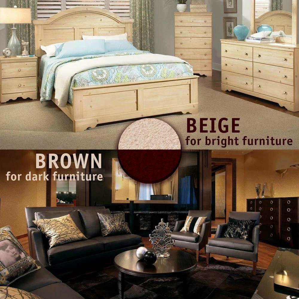 BargainJunkie New Home Ease 133pc Assorted Adhesive Felt Furniture Pad Floor Protectors