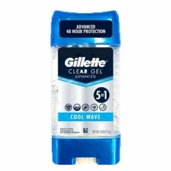 BargainJunkie Gillette Men's Clear Gel Advanced Cool Wave Anti-Perspirant