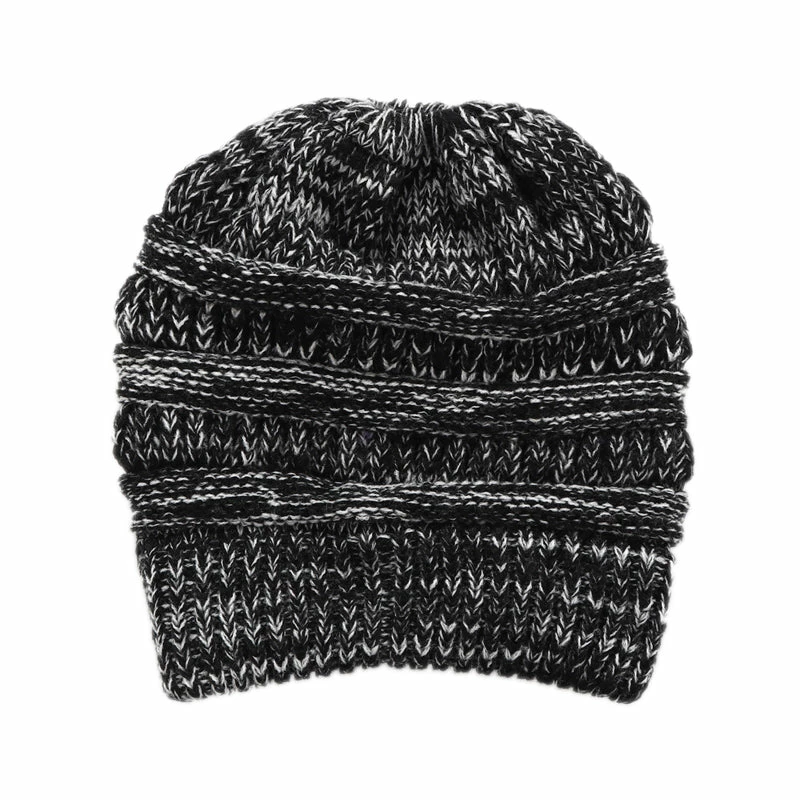 BargainJunkie Cozy Comforts Ponytail Winter Fashion Beanie Hats