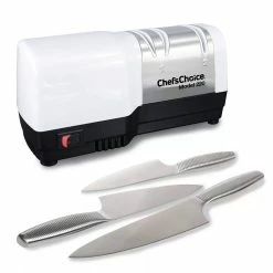 BargainJunkie New Chef's Choice Diamond Hone Hybrid Knife Sharpener, Refurbished