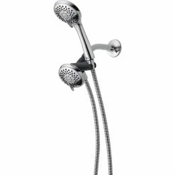 BargainJunkie Peerless Hand Shower/ Shower Head Combo Pack, Chrome, Refurbished