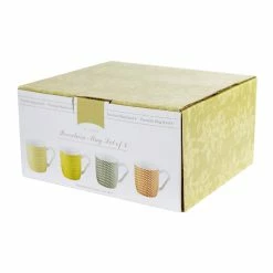 BargainJunkie Home & Garden Sara Da Tavolo Porcelain Mugs, Set Of 4