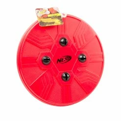 BargainJunkie Nerf Dog Howler Frisbee Disc, Red