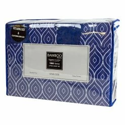 BargainJunkie New Cool Comfort Super Soft MicroFiber King & California King Sized 6 Piece Sheet Set, Blue