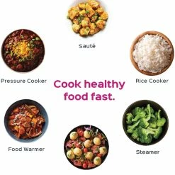 BargainJunkie New Instant Pot IPLUX60 6-in-1 6 Quart Pressure Cooker, Refurbished