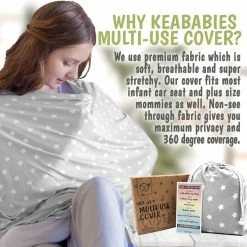 BargainJunkie New KeaBabies All In 1 Multi Use Cover, Starry Charm
