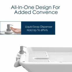 BargainJunkie Tidobit Wheeled Camping Mobile Foot-Pump Handwash Stand