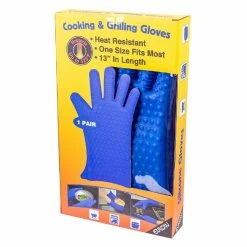 BargainJunkie New Eurow Cooking & Grilling Silicone Heat Resistant Gloves