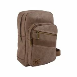 BargainJunkie Buffalo David Bitton Hemmingway Men's Backpack Sling, Brown Lifestyle