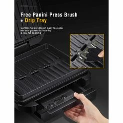 BargainJunkie New Deik 2-in-1 Indoor Smokeless Grill And Panini Maker