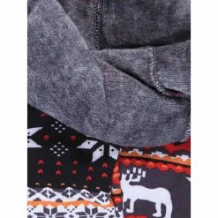 BargainJunkie New Fleece Lined Christmas Leggings