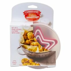 BargainJunkie Farberware Baker's Advantage Set Of 5 Star Cookie Cutters New