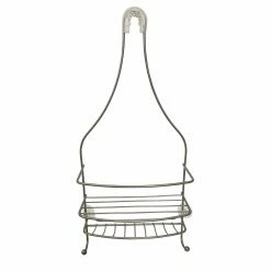 BargainJunkie New Homz Shower Caddy, Satin Nickel