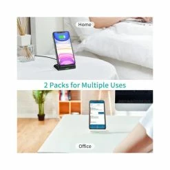 BargainJunkie CHOETECH Fast Charge Wireless Charging Stand, 10W, Qi-Certified, 2 Pack New