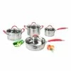 BargainJunkie Kitchen Complete Cuisine 8-PC Stainless Steel Cookware Set CWS005
