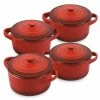 BargainJunkie New ChefVentions 4pc Mini Round Casserole Set
