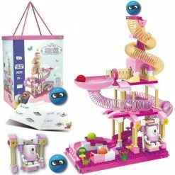 BargainJunkie New Kididdo Fantasy Rolling Funland, Pink