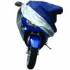 BargainJunkie Pilot Blue/Silver Motorcycle Cover – Small