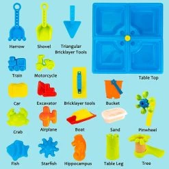 BargainJunkie UNIH Beach Table Toy Set New