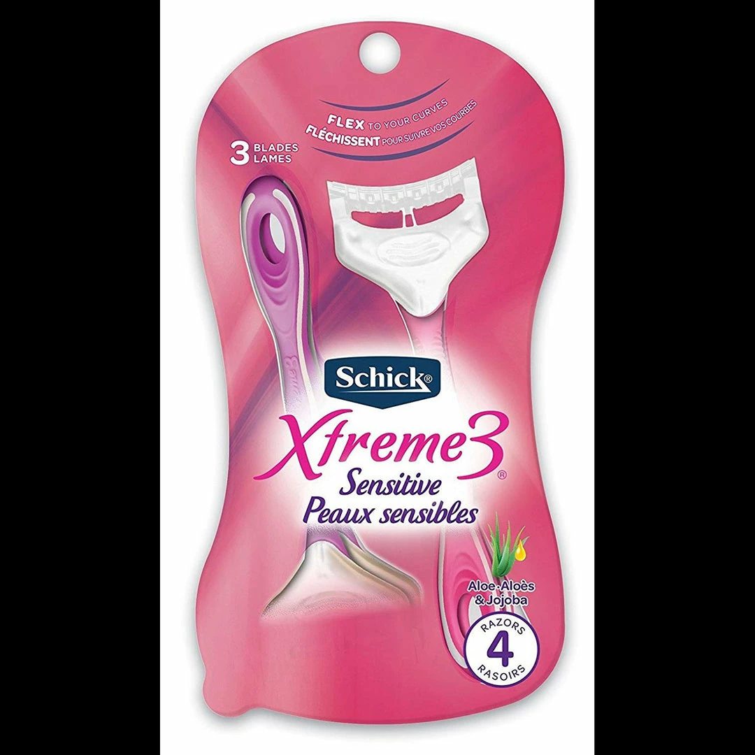 BargainJunkie Schick Xtreme 3 Sensitive Razors, 4 Pack