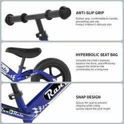 BargainJunkie Ran Rule Kid's Balance Bike, Blue New