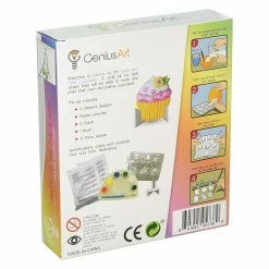 BargainJunkie New Genius Art Mold And Paint Cupcakes