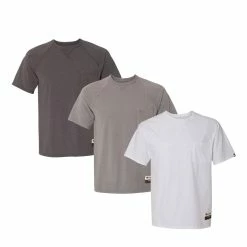 BargainJunkie New Champion Men's Raglan - Originals Soft-Wash Pocket Tee