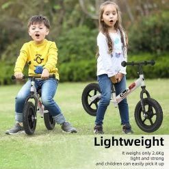 BargainJunkie Ran Rule Kid's Balance Bike, White New