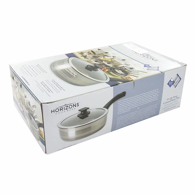 BargainJunkie Horizons 3 Quart Covered Saute Pan