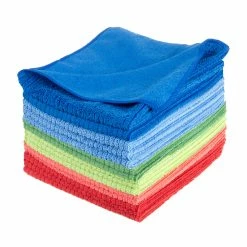 BargainJunkie Intellibrands Microfiber Bar Mop Towels, Assorted Colors 4 Pack Home & Garden