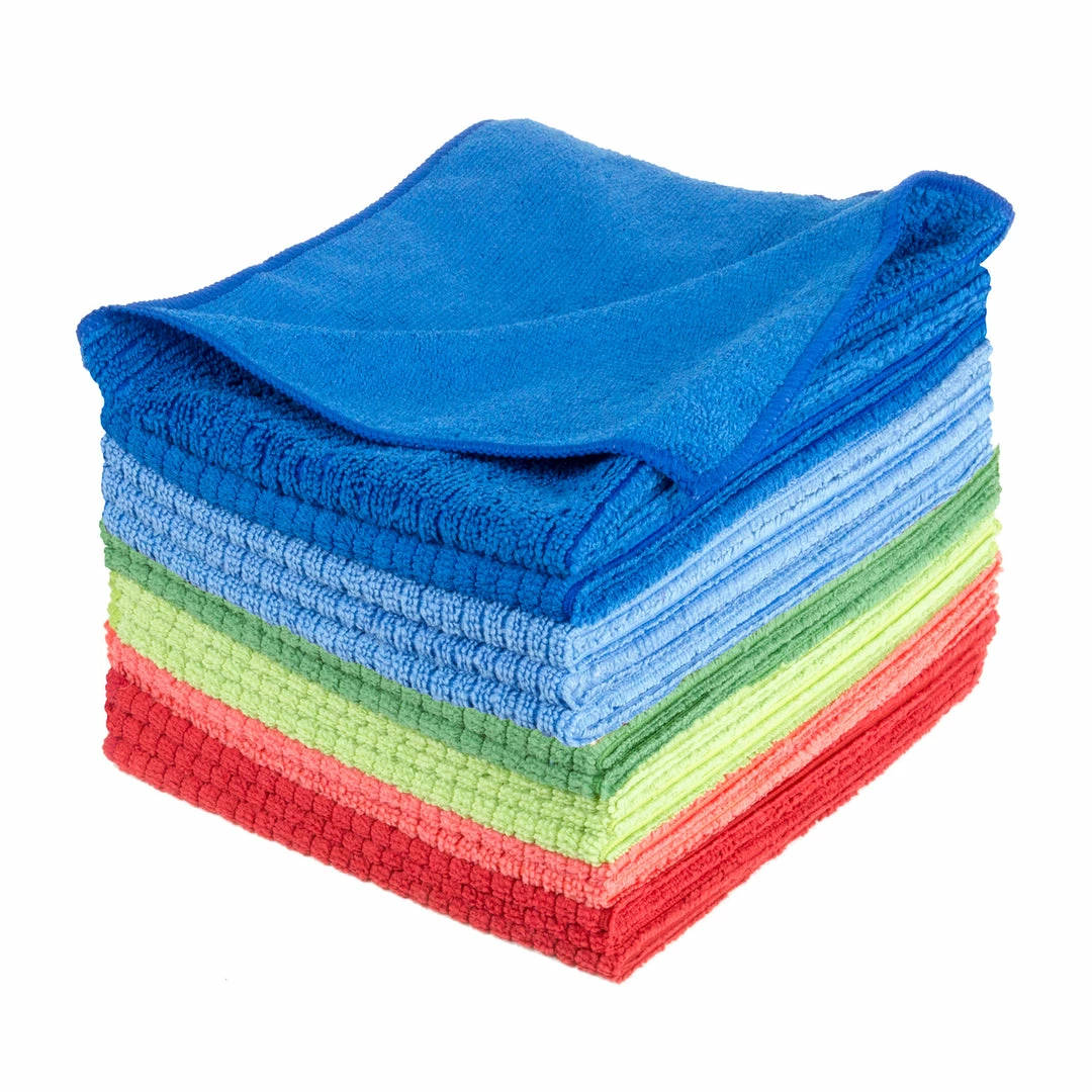 BargainJunkie Intellibrands Microfiber Bar Mop Towels, Assorted Colors 4 Pack Home & Garden