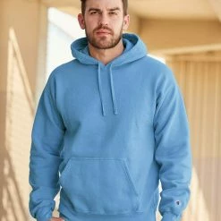 BargainJunkie Champion Men's Garment Dyed Fleece Hoodies New