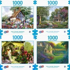 BargainJunkie 4 -Pack X 1000 Piece Puzzle Pack New