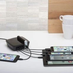 BargainJunkie Atomi Boost Station 4 Port Charge Hub With Detachable Battery Bank