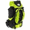 BargainJunkie New Grizzly Peak 70L Internal Frame Hiking Backpack, Lime Green