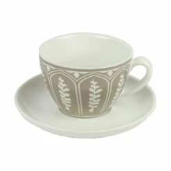 BargainJunkie Vev Vigano Set Of 4 Cappuccino Cups With Saucers Kitchen