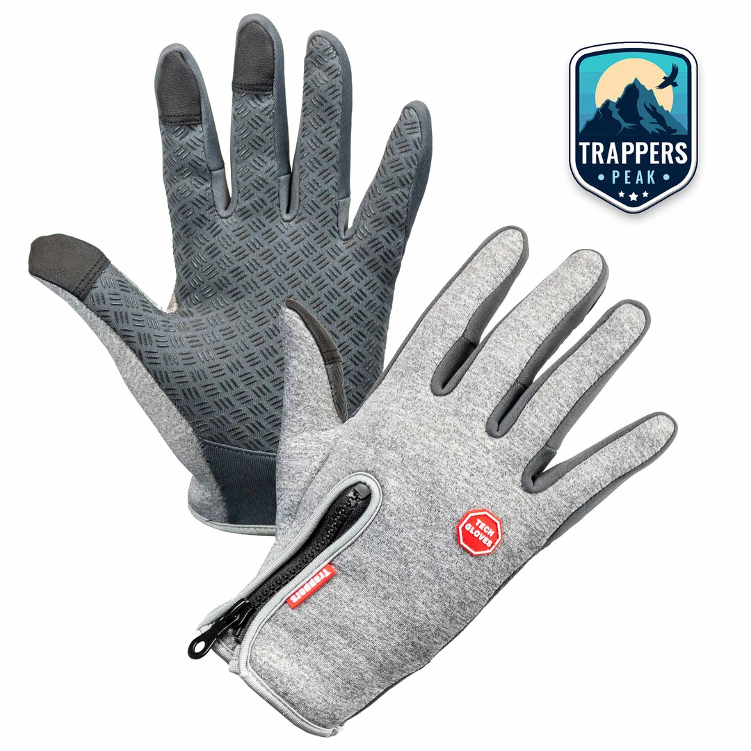 BargainJunkie Trappers Peak Touchscreen Friendly Unisex Windproof Winter Gloves