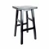 BargainJunkie 26 Inch Solid Wood Shinto Stool