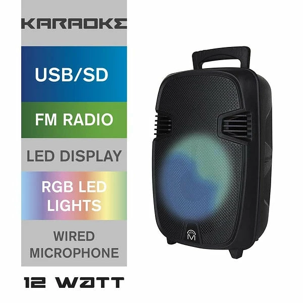 BargainJunkie New Mental Beats Kareoke Wireless Speaker With Handle