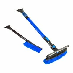 BargainJunkie 52 Inch 2-pc Snow Brush Combo Set, Assorted Colors Tools & Auto