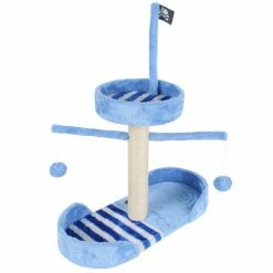 BargainJunkie Cupets 28.7 Inch Pirate Ship Cat Tower With Scratching Post New