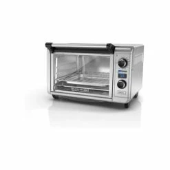 BargainJunkie Black+Decker 6 Slice Convection Stainless Toaster Oven, Refurbished New