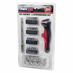 BargainJunkie Tools & Auto PowerXT 37pc Bit Socket Set With Screwdriver